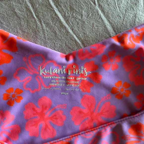 Kulani Kinis Very Cherry bikini set Small too and Med Bottom - Picture 7 of 8